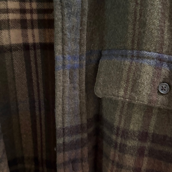 Ralph Lauren Cashmere Plaid Tailored Shirt Jacket | Heritage Luxury - Picture 9 of 11